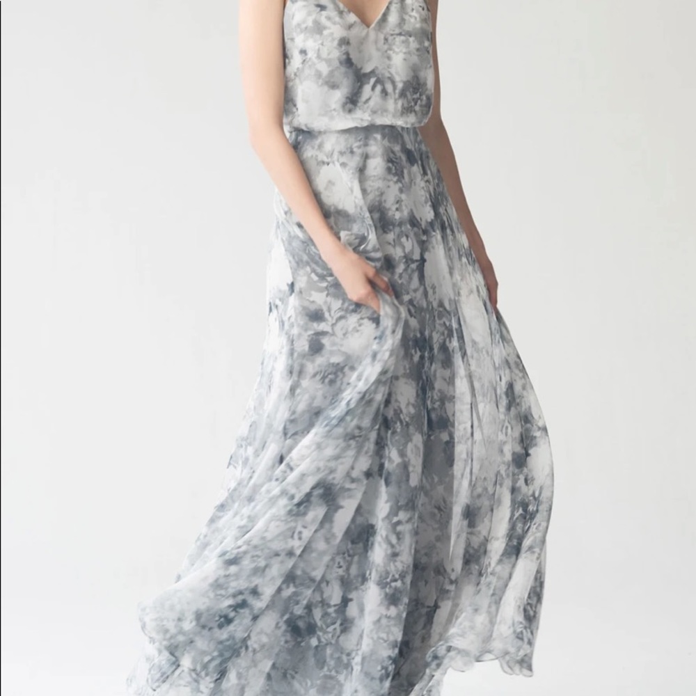 Jenny Yoo NWOT sz 4 Blue Mist Inesse